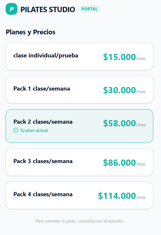 App Planes - Software Pilates
